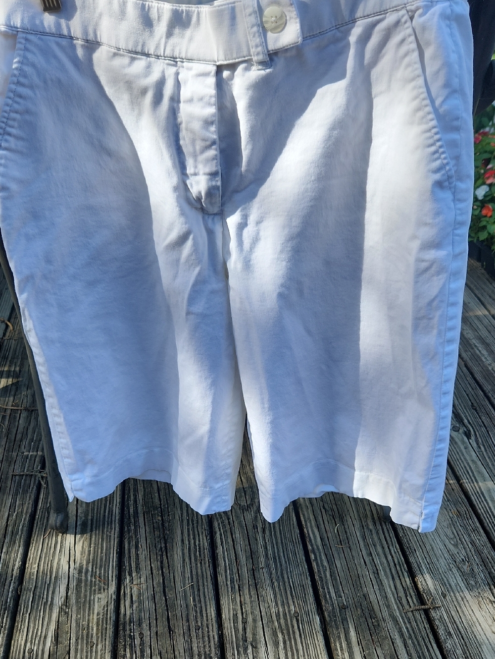 Coldwater Creek High-Waist White Women's Shorts
